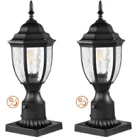 StarTech.com Lampe d'extérieur Lampe de jardin avec capteur de crépuscule - 39 cm Lampe sur pied pour une utilisation résistante aux intempéries - Socle E27 - installation simple