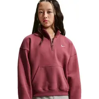 Nike Sweat Studio Fleece Zippé Fille Junior - Rose, Rose