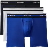 Calvin Klein Underwear Lot de 3 boxers Active Mesh - Bleu, Bleu