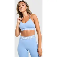 Nike Brassière de sport Training Indy Femme - Bleu, Bleu