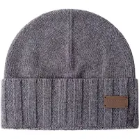 Hackett pour homme. HM0400107 Bonnet Cashmere gris (OSFA), Casuel, Cachemire