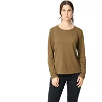 Vaude Essential Long Sleeve T-shirt Marron 46 Femme