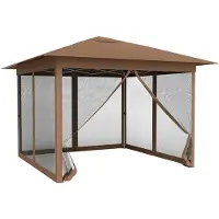 Northix Pavillon pliable 3,5 x 3,5 m avec moustiquaire et sac