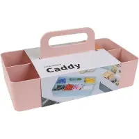 OEM Panier de rangement multifonctionnel - en plastique - 1 pièce - rose