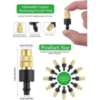 OEM Micro-asperseurs réglables, 30 pièces, couleur cuivre, pour l'arrosage du jardin