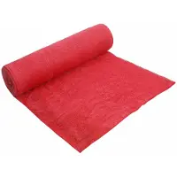 Syfax Jute, couleur rouge, dimensions 200 x 500 cm