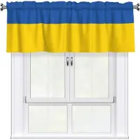 Markenlos Guirlande décorative avec un drapeau ukrainien, dimensions 137,2 x 45,7 cm, facile à installer, idéale pourReproductioner les fenêtres des cuisines, des chambres et d'autres pièces
