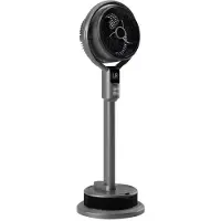 Quality Heating Ventilateur de chauffage de qualité avec télécommande, minuterie et humidificateur d'air – 50W, 8 niveaux de vitesse, oscillation, modèle FS-G1008A, 98 cm
