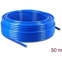 DeLOCK Tuyau pneumatique bleu, 12x8 mm, rouleau de 50 mètres, pour air comprimé