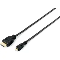 Equip - Câble HDMI avec Ethernet - HDMI mâle pour 19 pin micro HDMI Type D mâle - 1 m