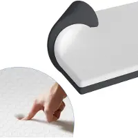 Peviasot Matelas en mousse à mémoire de forme , dimensions 180x200 cm, fermeté H3, hauteur 16 cm, housse amovible et lavable, couleur blanc-gris