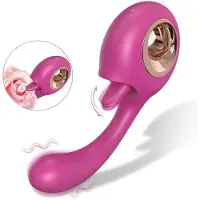 Sex HD Sexe HD - vibromasseur cunnilingus et point G (rouge)
