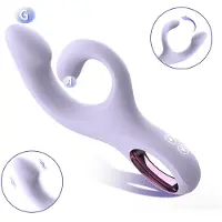 Sex HD - vibromasseur point G avec bras clitoridien (violet)