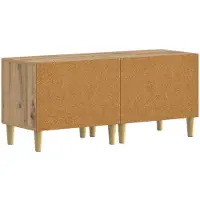 vidaXL Meuble TV en bois imitation chêne artisanal
