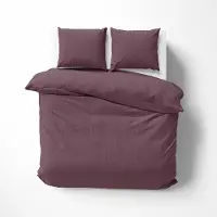 Detexpol Couverture de lit, drap en satin, 100 % coton, rayures, couleur rose pâle, dimensions 160x200 cm