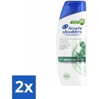 Head & shoulders - Shampooing - Cuir chevelu qui démange - 100 % sans pellicules - 300 ml - Pack avantage - 2 pièces
