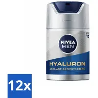 Nivea Crème Anti-Âge pour le Visage SPF 15 MEN - 50 ml - Pack Avantage - 12 pièces
