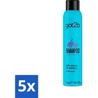 Schwarzkopf Got2B - Shampooing sec - Volume frais & fabuleux - 200 ml - Pack avantage - 5 pièces