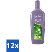 Unilever Andrélon - Chaque jour - Shampooing - 450 ml - Pack avantage - 12 pièces
