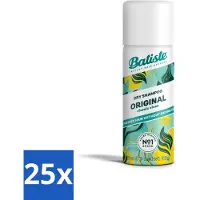 Batiste - Classic Clean - Shampooing sec - Parfum frais et propre - Rafraîchit et donne de la tenue - 50 ml - Pack avantage - 25 pièces