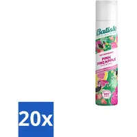 Batiste - Pink Pineapple - Shampooing sec - Parfum frais et sucré - Rafraîchit et donne du volume - 200 ml - Pack avantage - 20 pièces