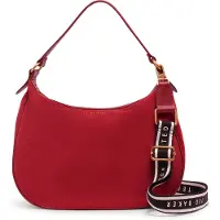 Ted Baker Cuir sac à épaule Samiyra Webbing Suede Hobo Bag Dk - Red rouge foncé