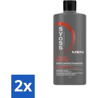 Syoss - Men Power - Shampooing - Styling longue durée - 440ml - Pack avantage - 2 pièces