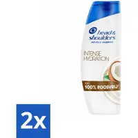 Head & shoulders - Shampooing - Hydratation intense - 100 % sans pellicules - 300 ml - Pack avantage - 2 pièces