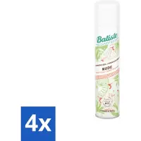 Batiste - Nude - Shampooing sec - Look frais - Volume et texture - 200 ml - Pack avantage - 4 pièces