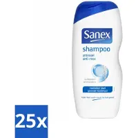 Sanex Shampooing - Antipelliculaire - Contre les pellicules - 250 ml - Pack avantage - 25 pièces