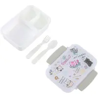 Itotal - Boîte à repas avec couverts - CAT (ID2028), Lunch box, Multicolore