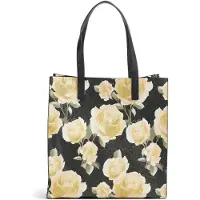 Ted Baker sac à épaule Teracon Floral Print Large Icon Bag Black noir