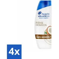 Head & shoulders - Shampooing - Hydratation intense - 100 % sans pellicules - 300 ml - Pack avantage - 4 pièces