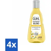 Guhl - Shampooing - Colorshine Blonde - 250 ml - pack économique - 4 pièces