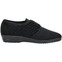 Comfort Plus Dames pantoffels met stretch Pantoffels Dicht - Zwart - Maat 38