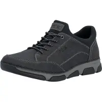 Rieker Chaussons de ville pour hommes, couleur noire, style décontracté