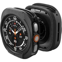 Spigen - Liquid Air (ACS11610) - Samsung Galaxy Watch Ultra 2 - Noir mat, Montre connectée : accessoires, Noir