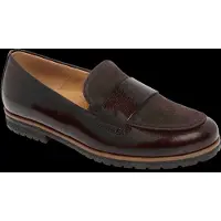 Gabor 4005.01 - Chaussures pour femmes - Pantoufles confortables - Mocassins marron - NEUF