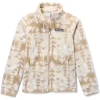Columbia Benton Springs Ii Printed Full Zip Fleece Beige 12-13 Years Garçon