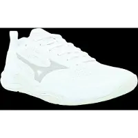 Mizuno Chaussures de sport d'intérieur Wave Stealth Pro pour femmes, couleur blanche, pointure EU 40 1/2. Femme, couleur blanche, pointure EU 40 1/2
