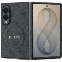 GUESS Étui magnétique 4G en cuir PU pour Samsung Galaxy Z Fold8 (réf. F971B) - noir (Samsung Galaxy Z Fold8), Coque pour téléphone portable, Noir