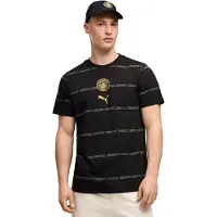 Puma Manchester City Fc Culture Aop Short Sleeve T-shirt Noir XL Homme