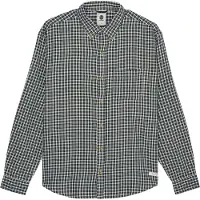 Element Button Down Flannel Regular Fit Long Sleeve Shirt Gris S Homme