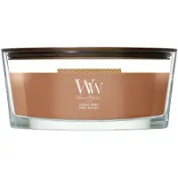 Woodwick Radiant Amber bougie parfumée avec mèche en bois 453.6 g