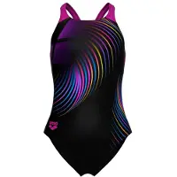 Arena Maillot de bain 1 pièce dos en V fille Pinwheel