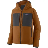 Patagonia - Veste à capuche stretch et résistante - M's R2 TechFace Hoody Deer Brown pour Homme - Taille M - Marron