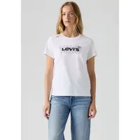Levi's T-shirt 'The Perfect' noir / blanc