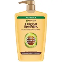 Garnier ORIGINAL REMEDIES : Shampooing à l'avocat et au beurre de karité, 1000 ml