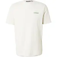 Napapijri T-Shirt 'S-YOSE' jaune / vert / blanc cassé