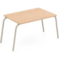 Xl Moebel Gmbh Table basse en bois, design moderne, table d'appoint minimaliste pour salon